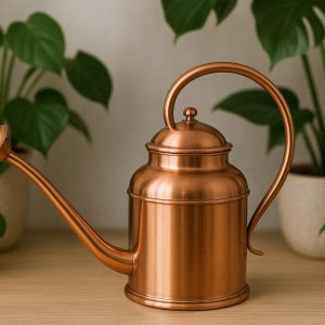 3 Elegant Copper Watering Can for Indoor Plants and Home Decor