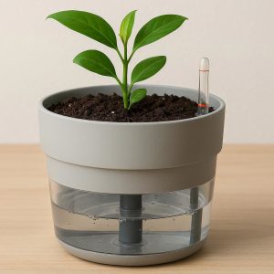 8 Self Watering Planter Pot with Built in Water Reservoir System